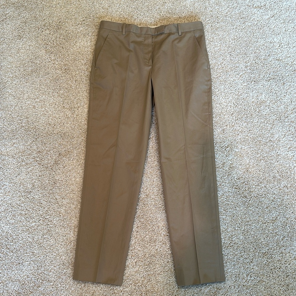 The Row slim cropped khaki pants